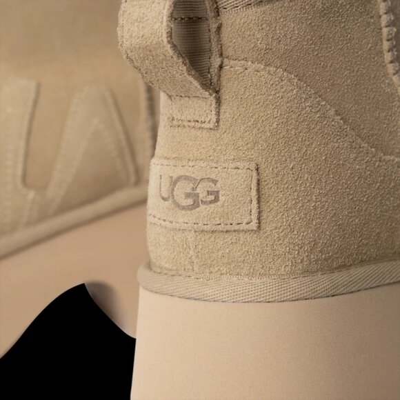 UGG Classic Ultra Mini New Heights Sunwave Women's Ankle Boot - Picture 3 of 8